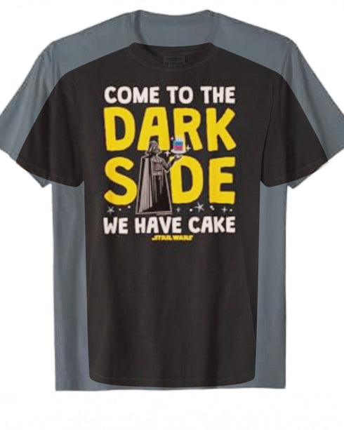 Funny Star Wars T-Shirt - Join the Dark Side with Cake | Retro Style