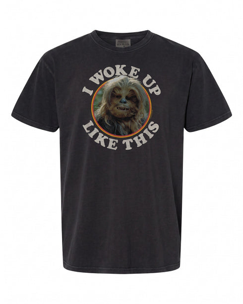 Star Wars Chewbacca I Woke Up Like This T-Shirt - Fun Gift for Fans