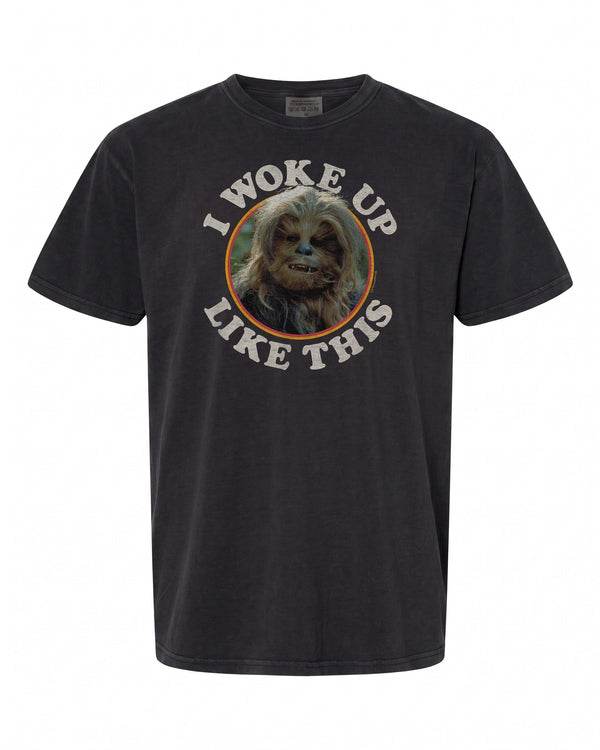 Star Wars Chewbacca I Woke Up Like This T-Shirt - Fun Gift for Fans
