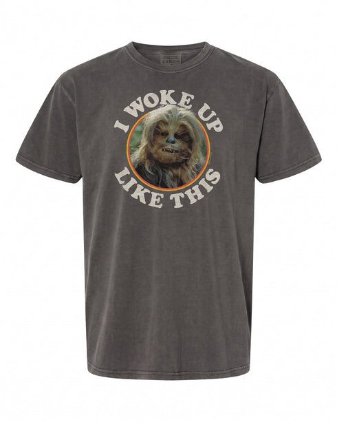 Star Wars Chewbacca I Woke Up Like This T-Shirt - Fun Gift for Fans