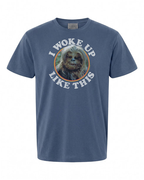 Star Wars Chewbacca I Woke Up Like This T-Shirt - Fun Gift for Fans