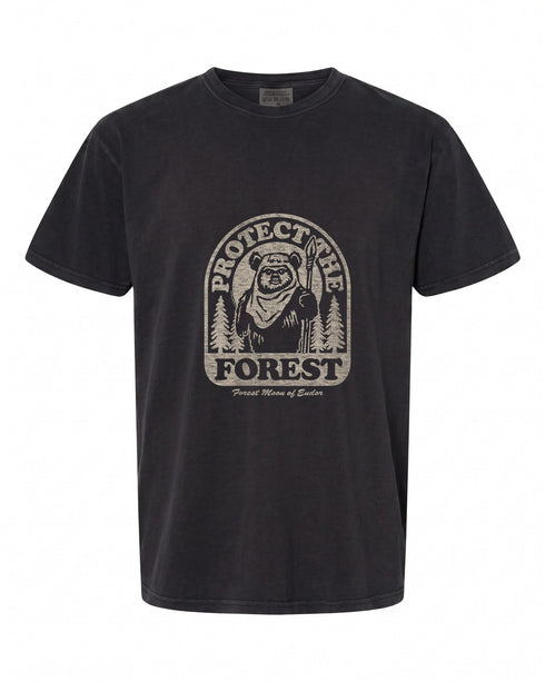 Womens Star Wars Ewok Protect The Forest T-Shirt - Unique Gift | Retro Vibe