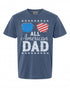 All American Dad T-Shirt - Patriotic Family Tee for 4th of July | USA Spirit