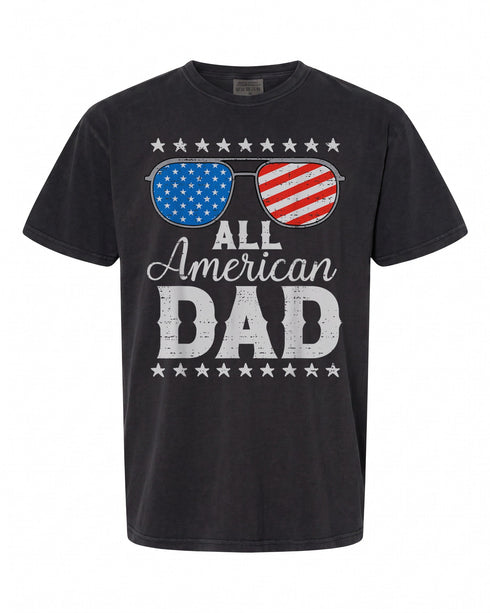 All American Dad T-Shirt - Patriotic Family Tee for 4th of July | USA Spirit
