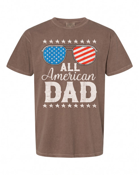 All American Dad T-Shirt - Patriotic Family Tee for 4th of July | USA Spirit