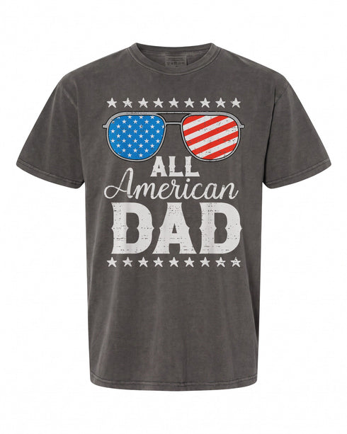 All American Dad T-Shirt - Patriotic Family Tee for 4th of July | USA Spirit