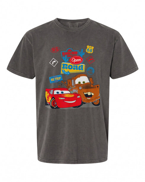 Disney Pixar Cars McQueen and Mater Roadtrip T-Shirt - Fun for Kids | Playful Design