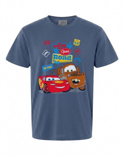 Disney Pixar Cars McQueen and Mater Roadtrip T-Shirt - Fun for Kids | Playful Design