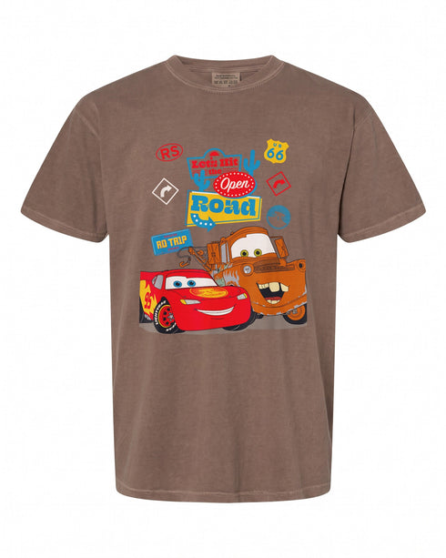 Disney Pixar Cars McQueen and Mater Roadtrip T-Shirt - Fun for Kids | Playful Design