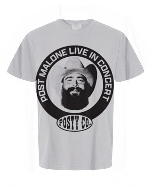 Official Post Malone Live in Concert T-Shirt - Perfect Gift for Fans | Premium Quality