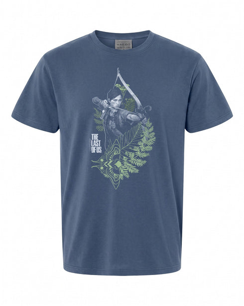 Ellie with Moth and Leaves Video Game T-Shirt - Unique Design for Gamers
