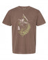 Ellie with Moth and Leaves Video Game T-Shirt - Unique Design for Gamers