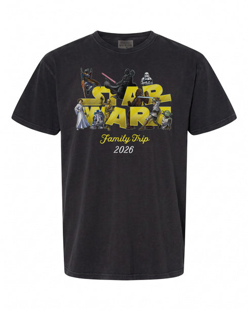 Star Wars Family Trip 2026 T-Shirt - Perfect for Fans | Fun Design
