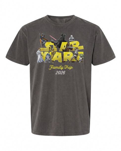 Star Wars Family Trip 2026 T-Shirt - Perfect for Fans | Fun Design