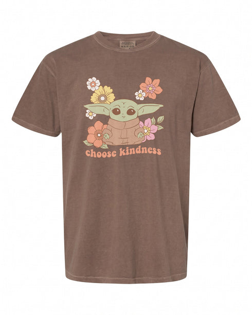 Star Wars The Mandalorian T-Shirt - Choose Kindness Design | Retro Vibe