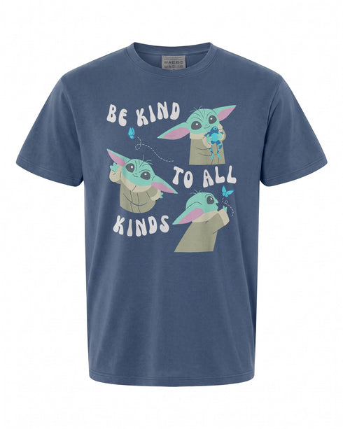 Star Wars The Mandalorian T-Shirt - Be Kind To All Kinds | Vintage Style