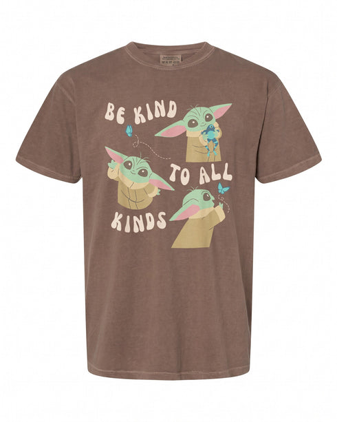 Star Wars The Mandalorian T-Shirt - Be Kind To All Kinds | Vintage Style