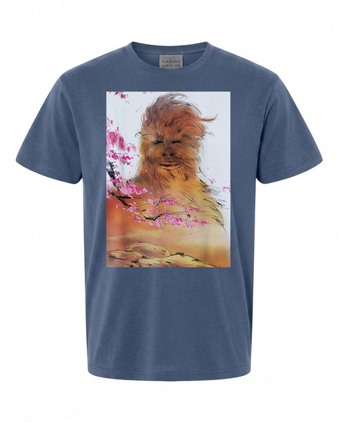 Chewbacca Cherry Blossoms T-Shirt - Perfect Gift for Star Wars Fans | Unique Art
