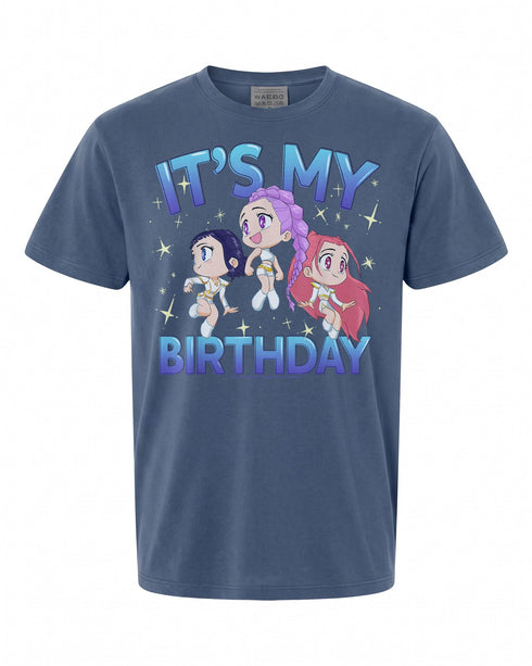 Kpop Demon Hunters Birthday T-Shirt - Cute Chibi Design | Fun Gift