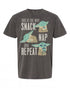 Star Wars The Mandalorian Grogu Snack Nap Repeat T-Shirt - Perfect for Fans
