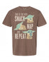 Star Wars The Mandalorian Grogu Snack Nap Repeat T-Shirt - Perfect for Fans
