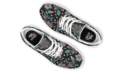 Unify Ordiginal - Blue On Black Flowers