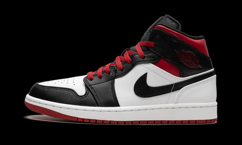 Air Jordan 1 Mid "Gym Red Black Toe"