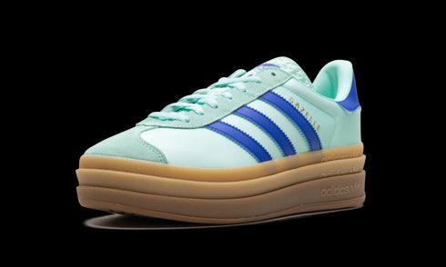 Gazelle Bold WMNS "Clear Mint Lucid Blue Gold Metallic" JI2702
