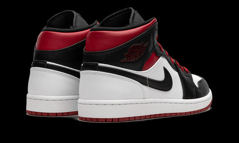 Air Jordan 1 Mid "Gym Red Black Toe"