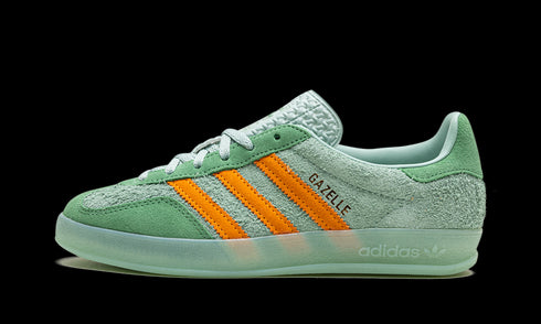 Gazelle Indoor WMNS "Hazy Green Crew Yellow" IG6783