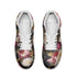 Floral Low Top Leather Sneakers for Women