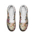 Floral Pattern Leather Low Top Sneakers for Women