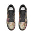 Floral Pattern Leather Low Top Sneakers for Women