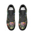 Women's Low Top Leather Sneakers with Floral Print