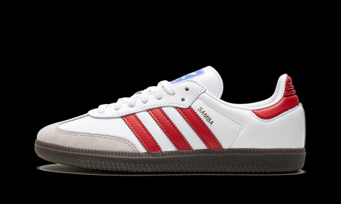 Samba OG "White / Better Scarlet"
