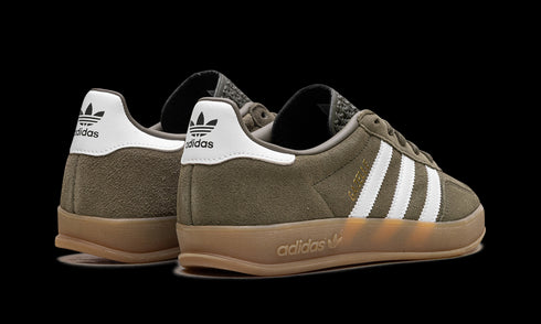 Gazelle Indoor "Olive Strata Cloud White Gum" JQ0174