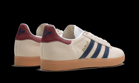 Gazelle "Off White / Dark Blue / Gum" IE0546