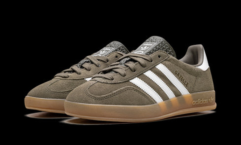Gazelle Indoor "Olive Strata Cloud White Gum" JQ0174