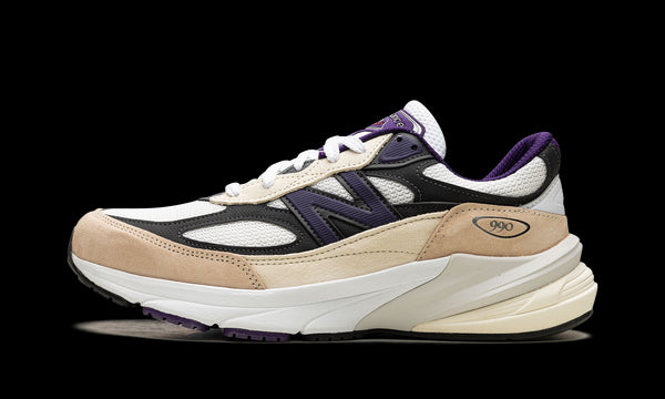 990v6 "Made In USA - Teddy Santis White Black Plum"