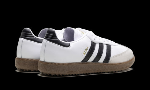 Samba Spikeless Golf "White Black Gum" JH6149