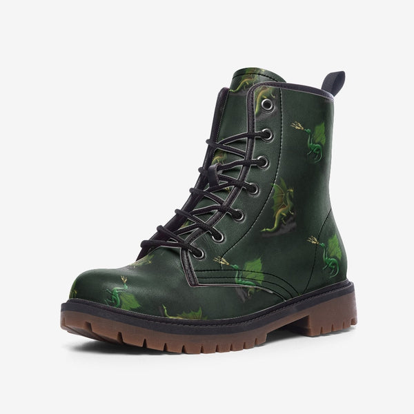 Unify Original - Green Dragon Vegan Leather Boots