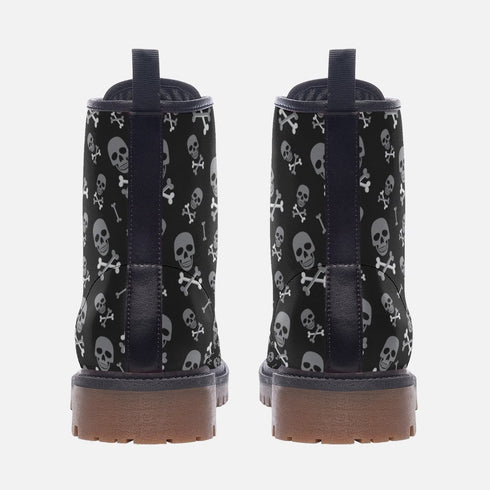 Unify Original - Skull & Crossbones Vegan Leather Boots
