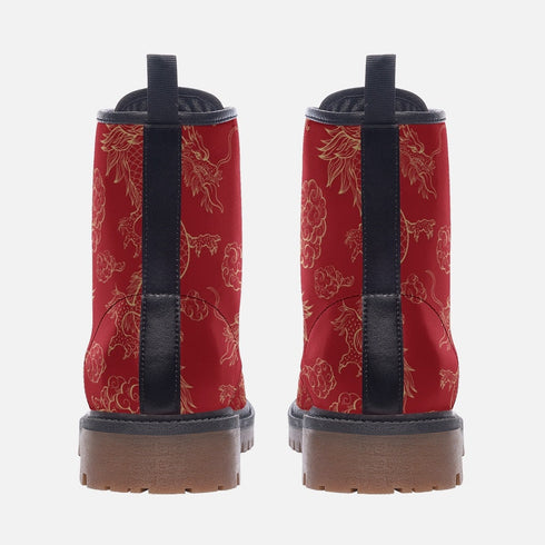 Unify Original - Red Dragon Vegan Leather Boots