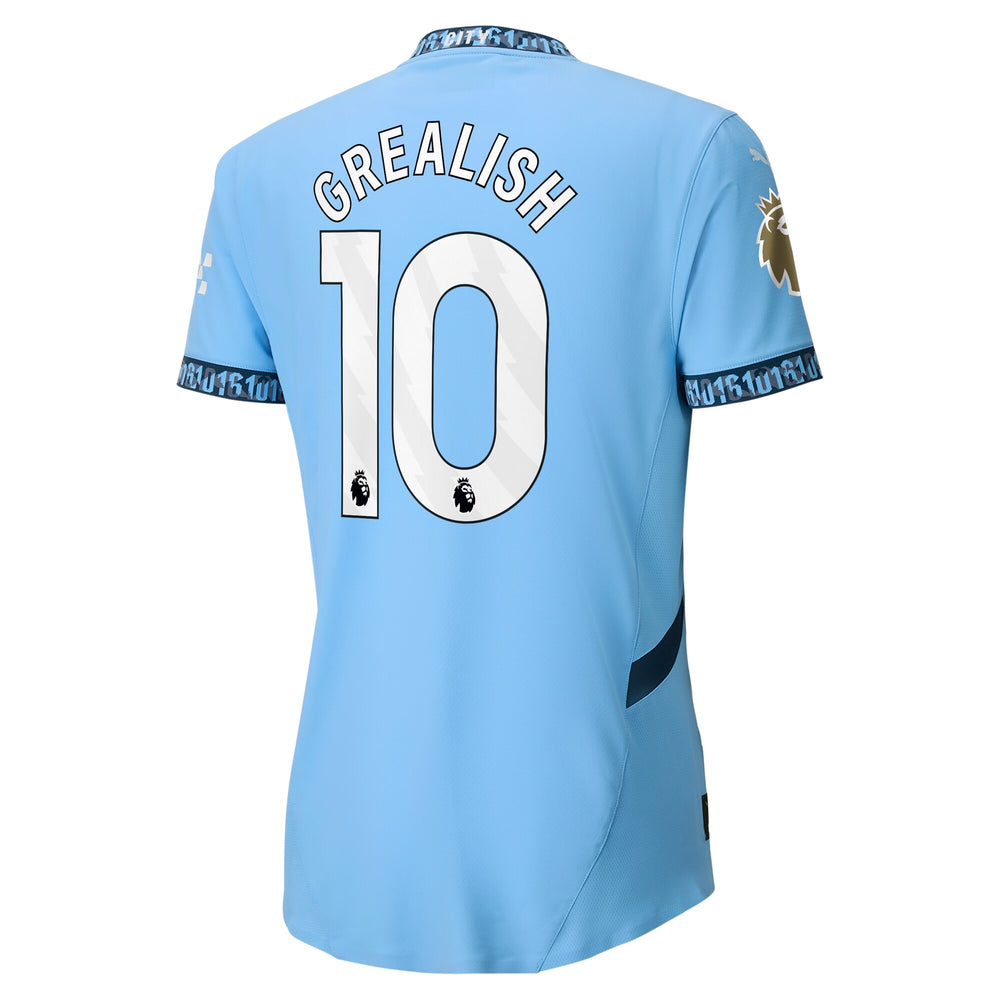 Jack Grealish Manchester City Puma 2024/25 Home Authentic Player Jersey - 1