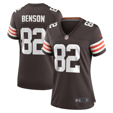 Trinity Benson Cleveland Browns Nike Women's Team Game Jersey - 1