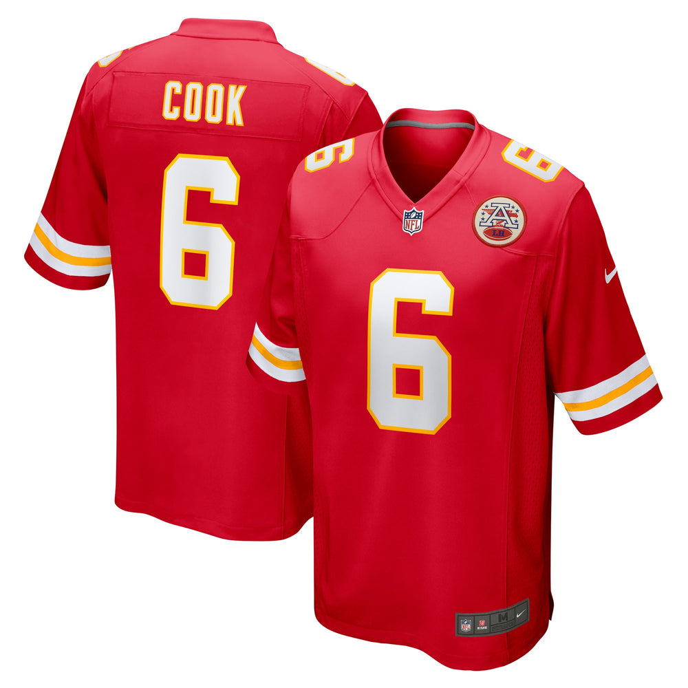 Bryan Cook Kansas City Chiefs Nike Game Player Jersey - 1