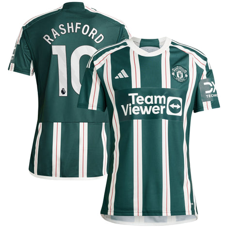 Marcus Rashford Manchester United adidas 2023/24 Away Player Jersey - 1