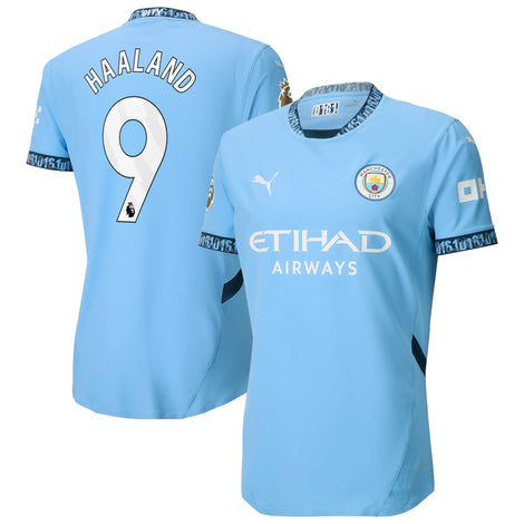 Erling Haaland Manchester City Puma 2024/25 Home Authentic Player Jersey - 1