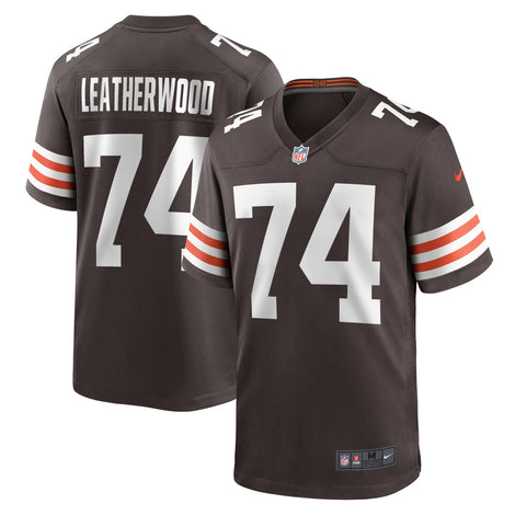 Alex Leatherwood Cleveland Browns Nike Team Game Jersey - 1