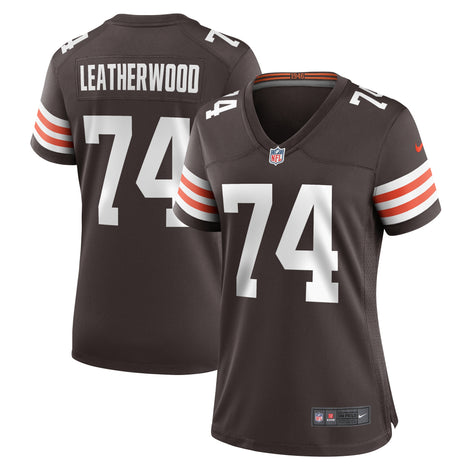 Alex Leatherwood Cleveland Browns Nike Women's Team Game Jersey - 1